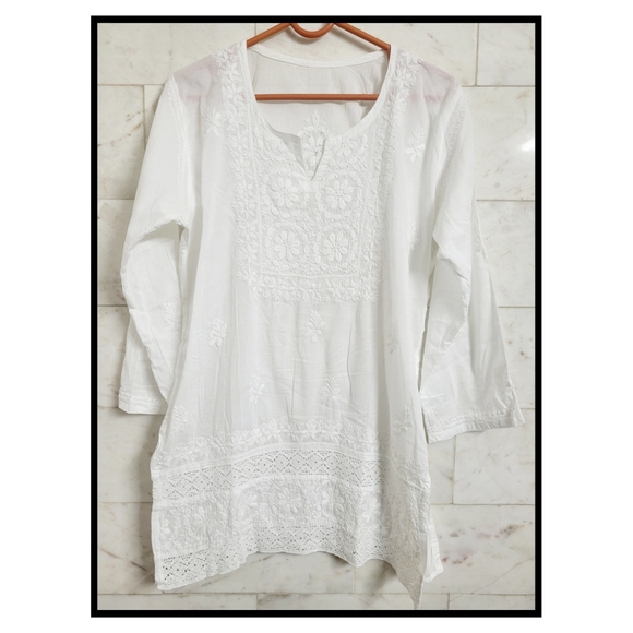 Other - 🌷Lucknowi Chikankari Short Kurti🌷